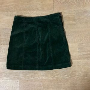 NWT Green Mini Skirt